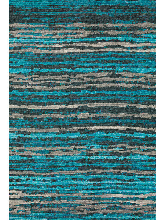 Brisbane BR4 Teal 3' x 5' Rug