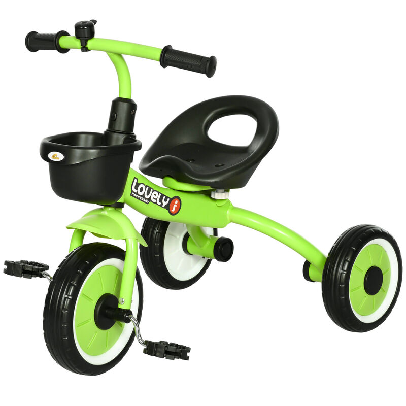 BreeBe Kids Adjustable Tricycle with Bell & Basket image number 0