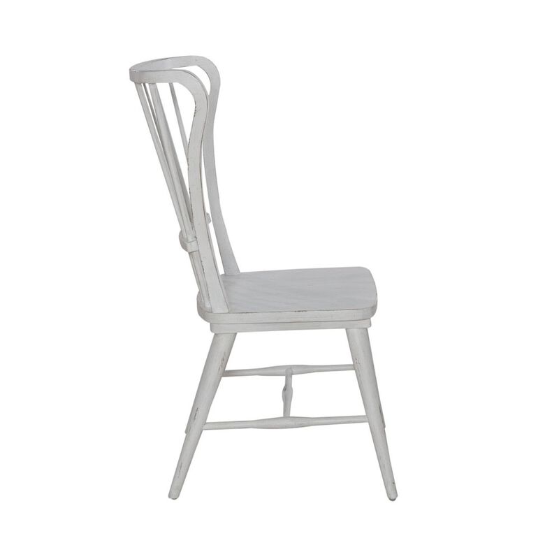 Liberty Furniture River Place Windsor Back Side Chair (RTA) - Set of 2 in Pine Solids & Veneers image number 2