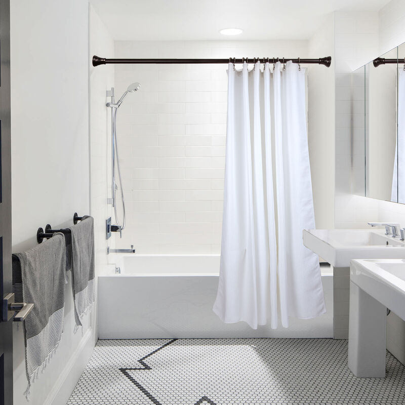 Stainless Steel Double Shower Curtain Hooks, Set of 12 image number 7