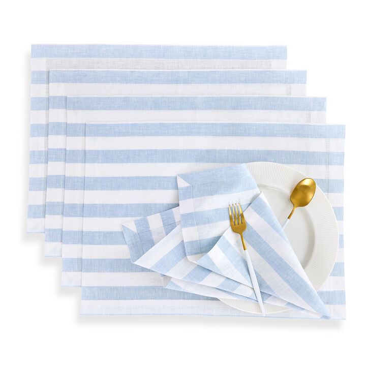 Linen Placemats - Sorrento Stripe