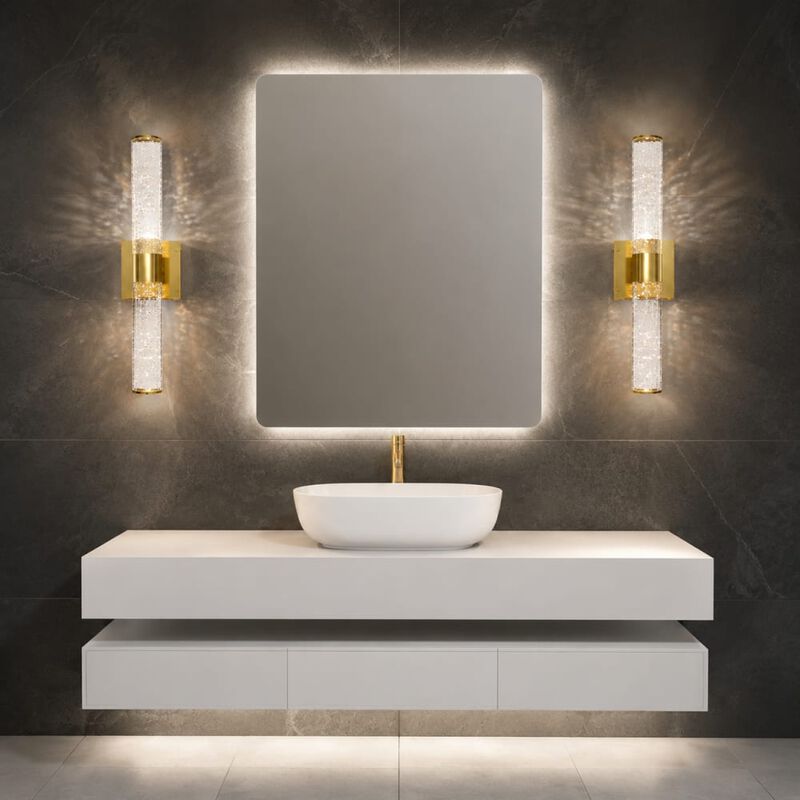 ELEMENT ACE 2 Sets Modern Dimmable LED Bathroom Vanity Wall Light Fixtures Over Mirror Suitable for Kitchen, Hallway, Bedroom, Dining Room and Art Display image number 2
