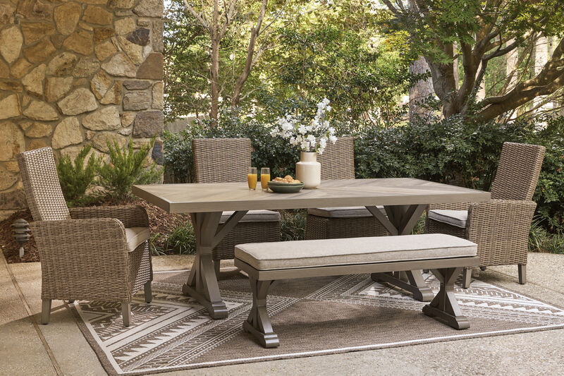 Revare Beach Bench with Cushion image number 1