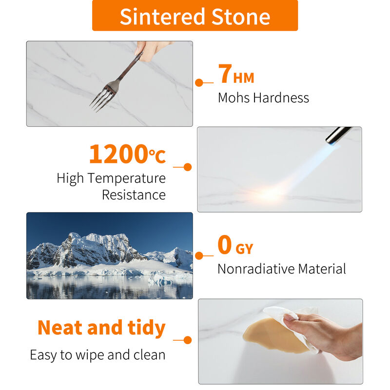 Heavy Duty Sintered Stone Side Table image number 6