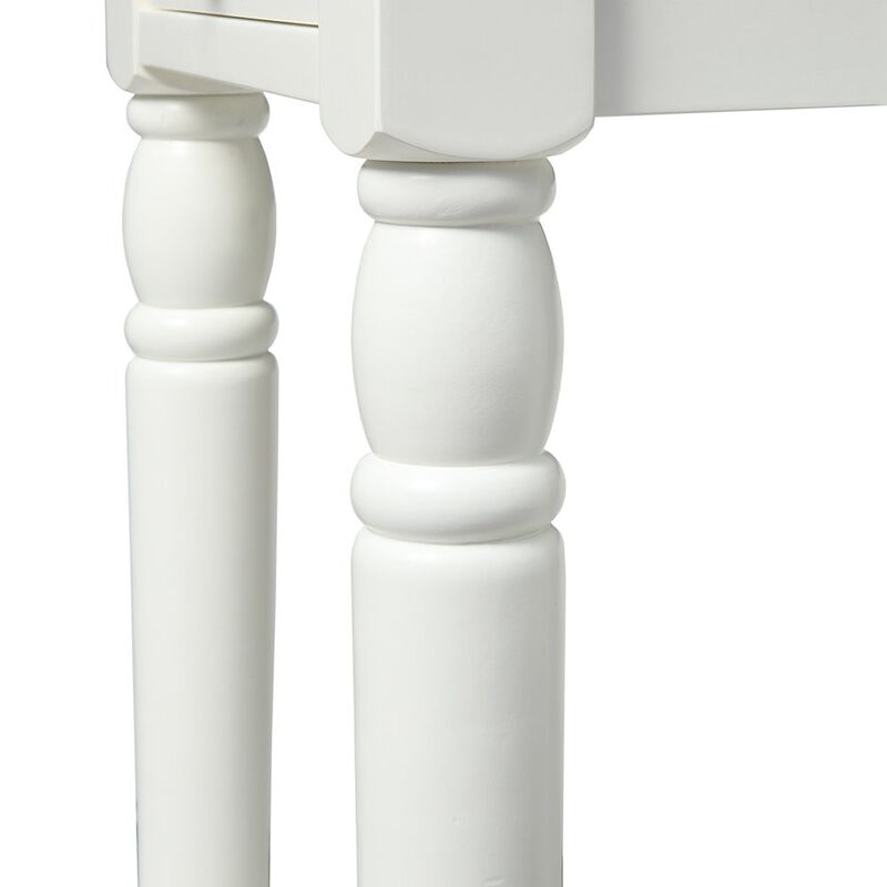 Convience Concept, Inc. French Country No Tools Chairside End Table with Shelf