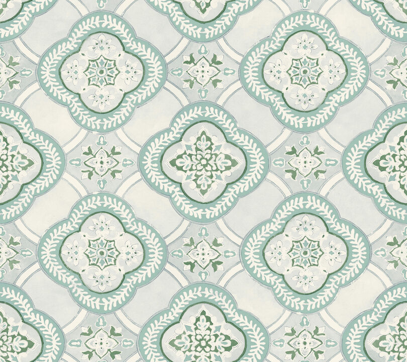 Garden Trellis Rain Wallpaper