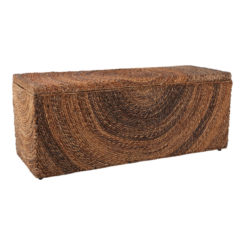 Woven Storage Bench image number 0