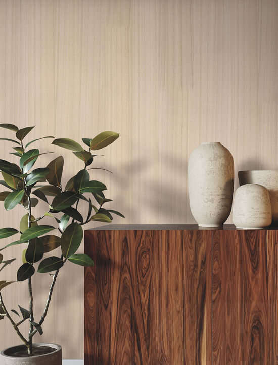 Wood Veneer Beech Wallpaper