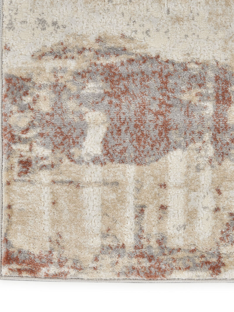 CK005 Enchanting ECH02 Gray/Rust 8' x 10' Rug
