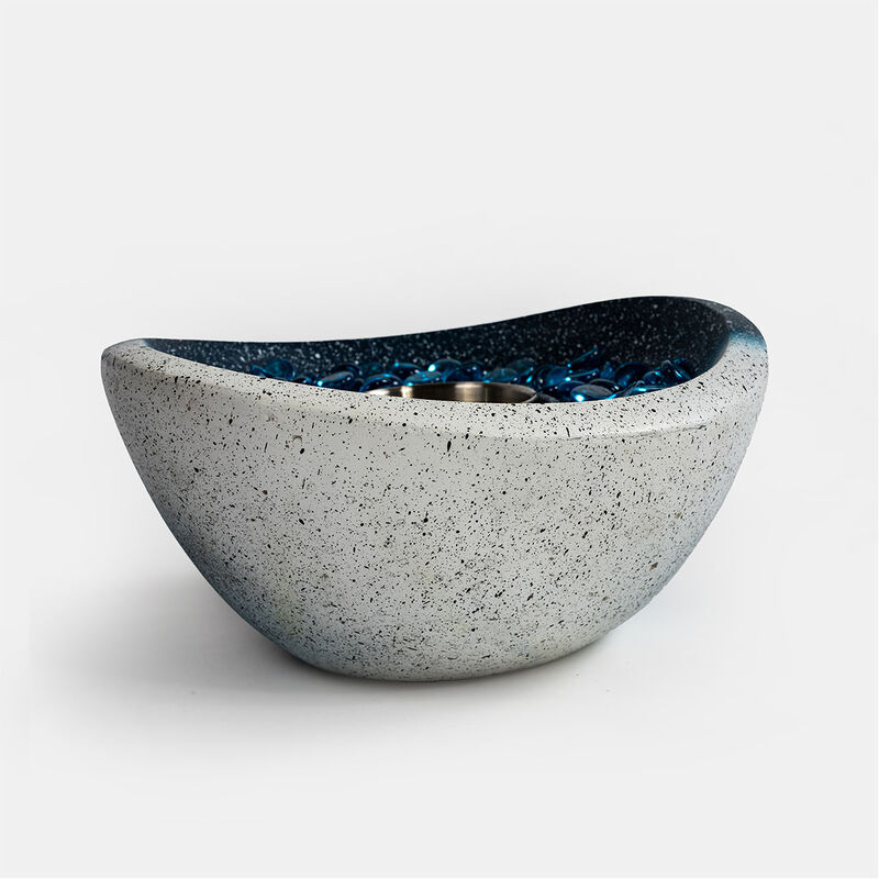 Streamdale Portable Mixed Color Fire Pit for Indoor & Outdoor Use