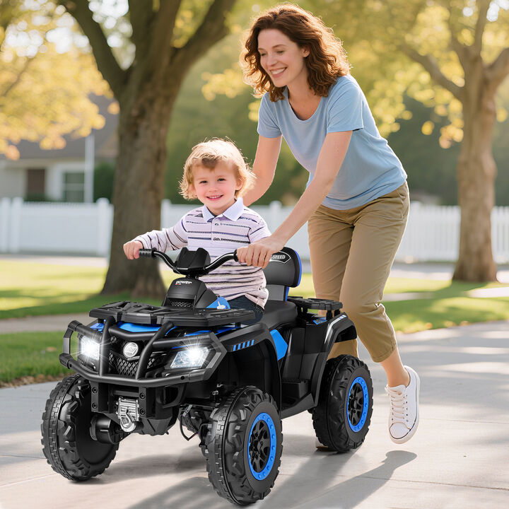 24V Two Seater Kids ATV Vehicle with 4 Motors Music and LED Light Features