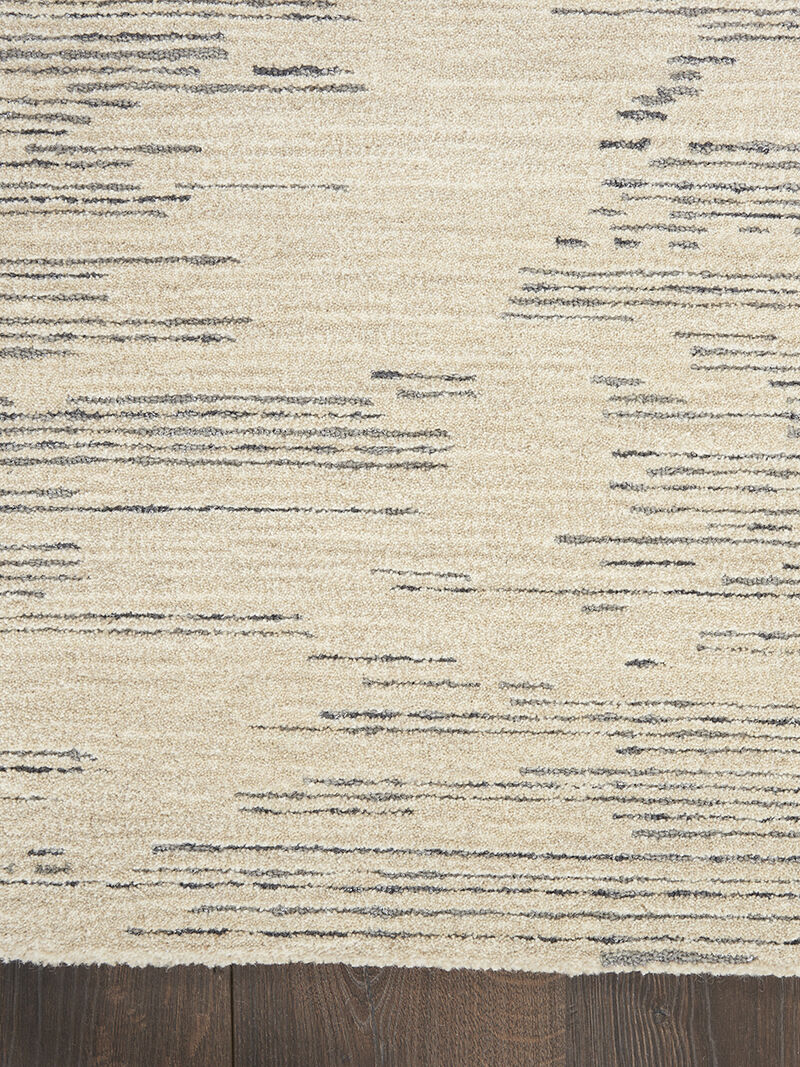 Ma30 Star SMR02 Ivory/Gray 5'3" x 7'3" Rug