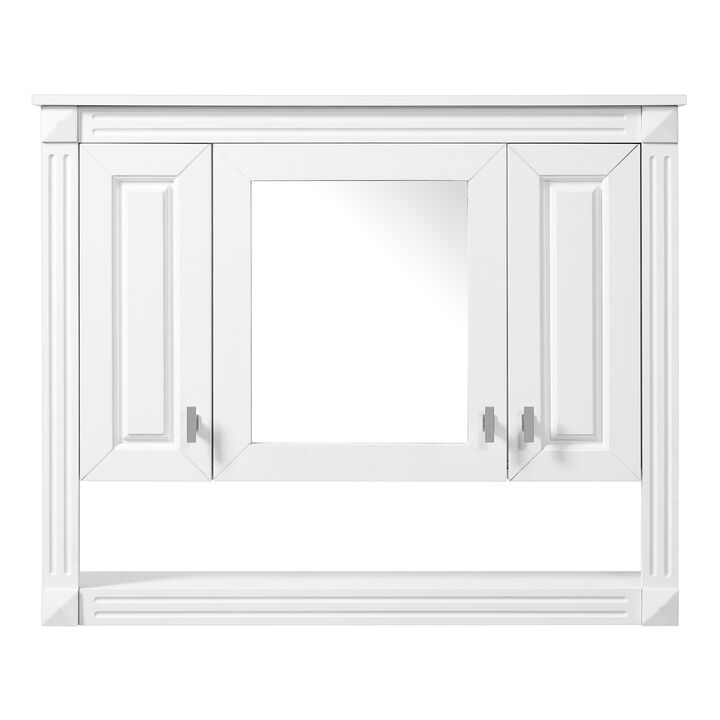 ELEMENT ACE 35-Inch Wall Mounted Medicine Cabinet with Mirror and Adjustable Shelves