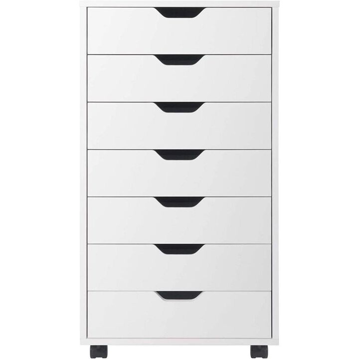 Modern Scandinavian Style 7-Drawer Storage Cabinet Chest