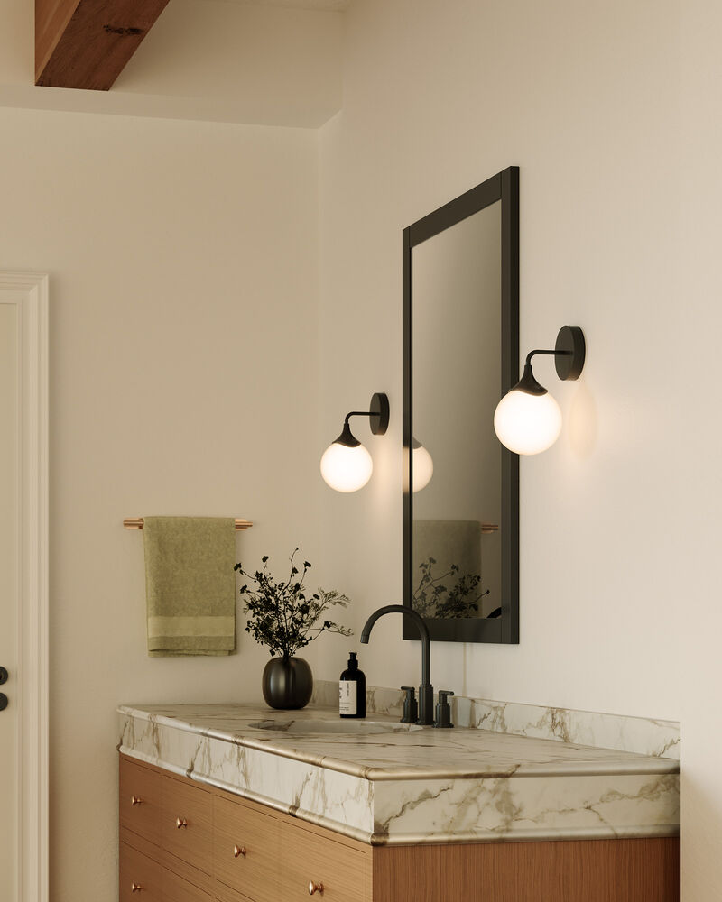 Nouveau 12-in 1 Light Damp-Rated Wall/Vanity Light image number 1