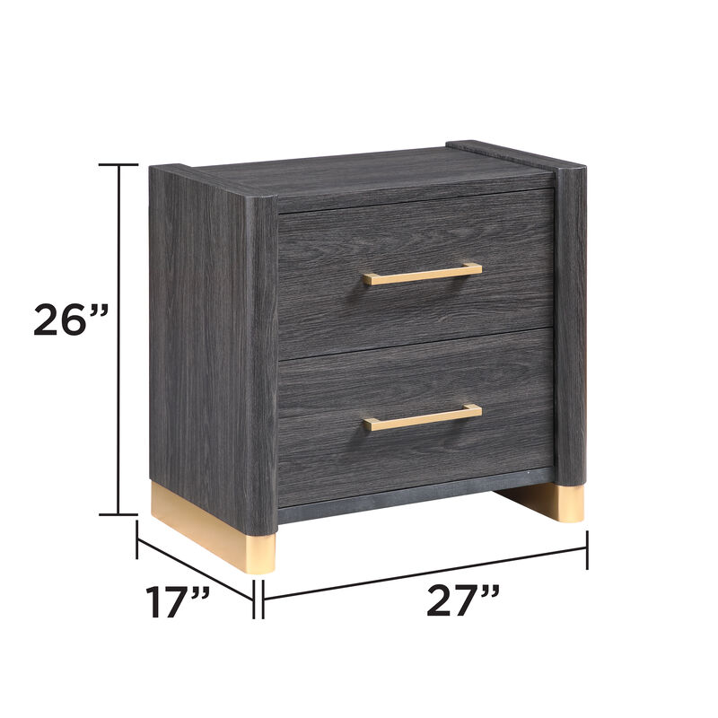 Cavesselle 2-Drawer Nightstand image number 2