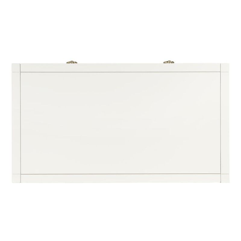 Starlight Canyon Home White Writing Desk with Drawer - Narrow Desk with Drawers for Home Use image number 3