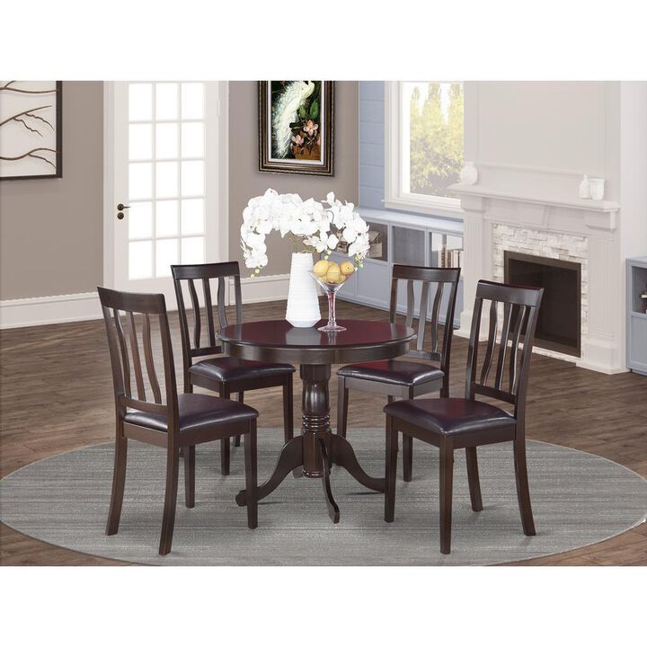 5 Pc Kitchen Table set-Kitchen Table and 4 Dining Chairs