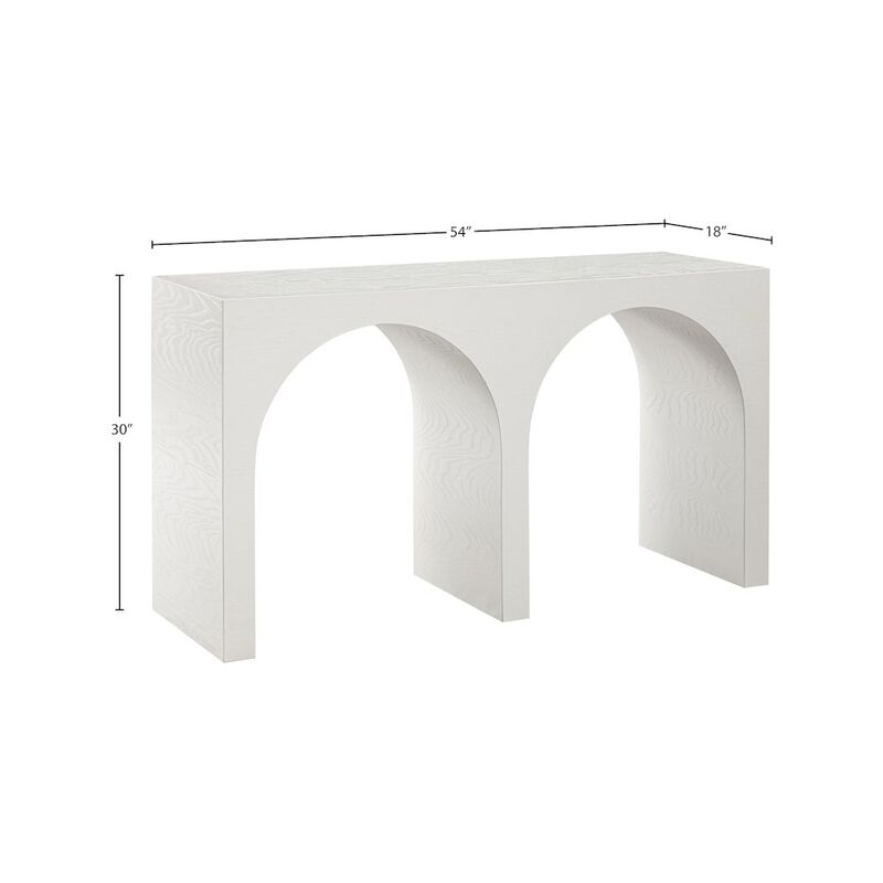 Meridian Furniture June Cream Oak Console Table