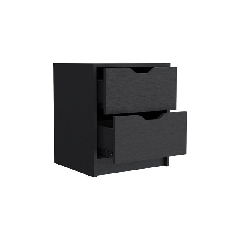 Nightstand Gandu, Bedroom, Black