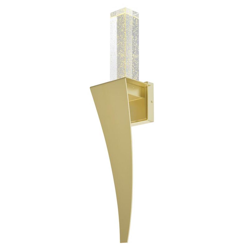 CWI Lighting Catania Integrated LED Satin Gold Wall Light