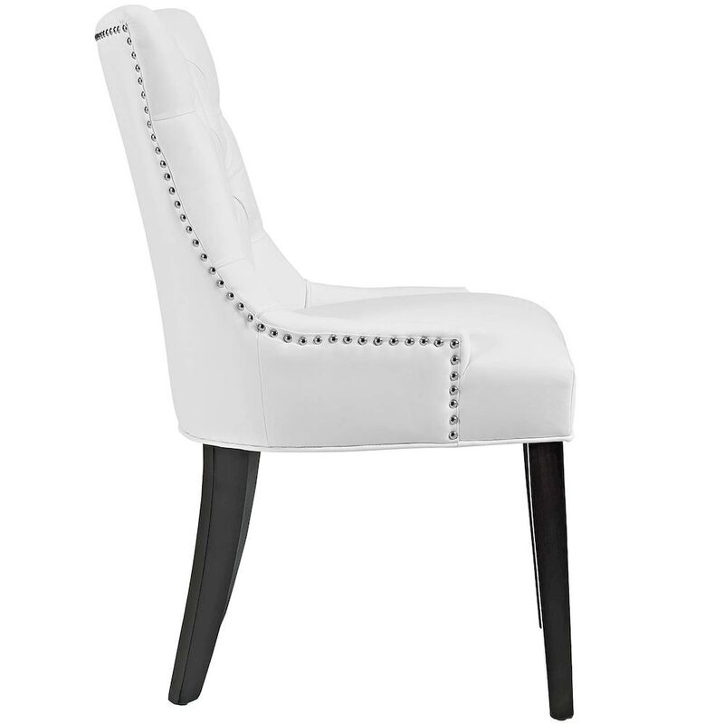 Upholstered Dining Chair with Backrest and Comfortable Seat image number 2