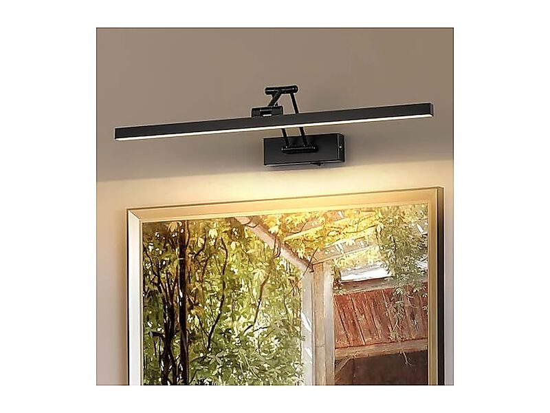 LED Battery Operated Lights Remote Wireless Art Lighting Wall 24 Inch Black 3CCT image number 1