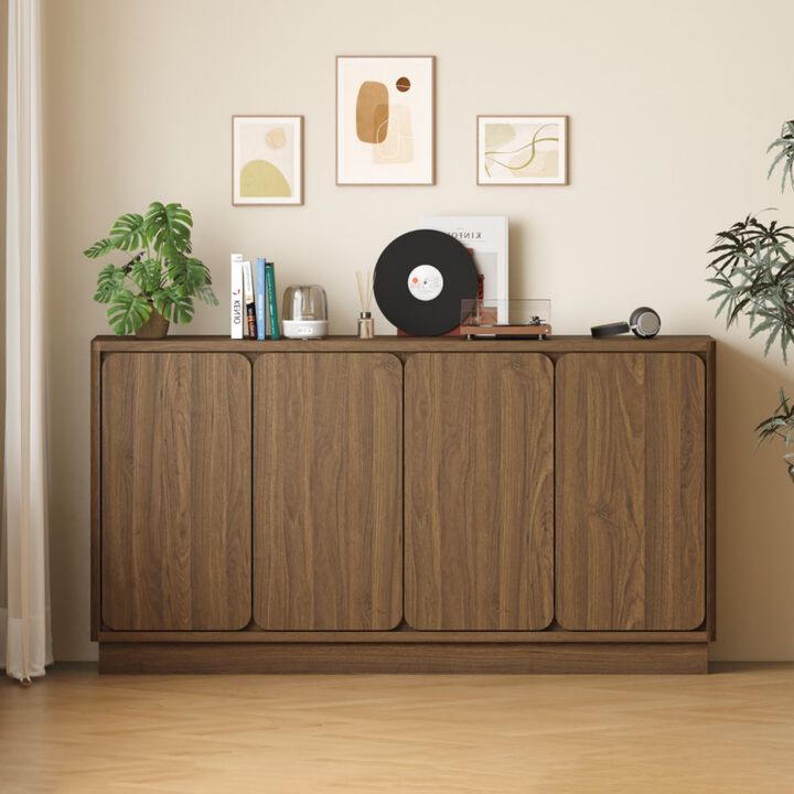 Boxpex 4-Door Sideboard Buffet Cabinet