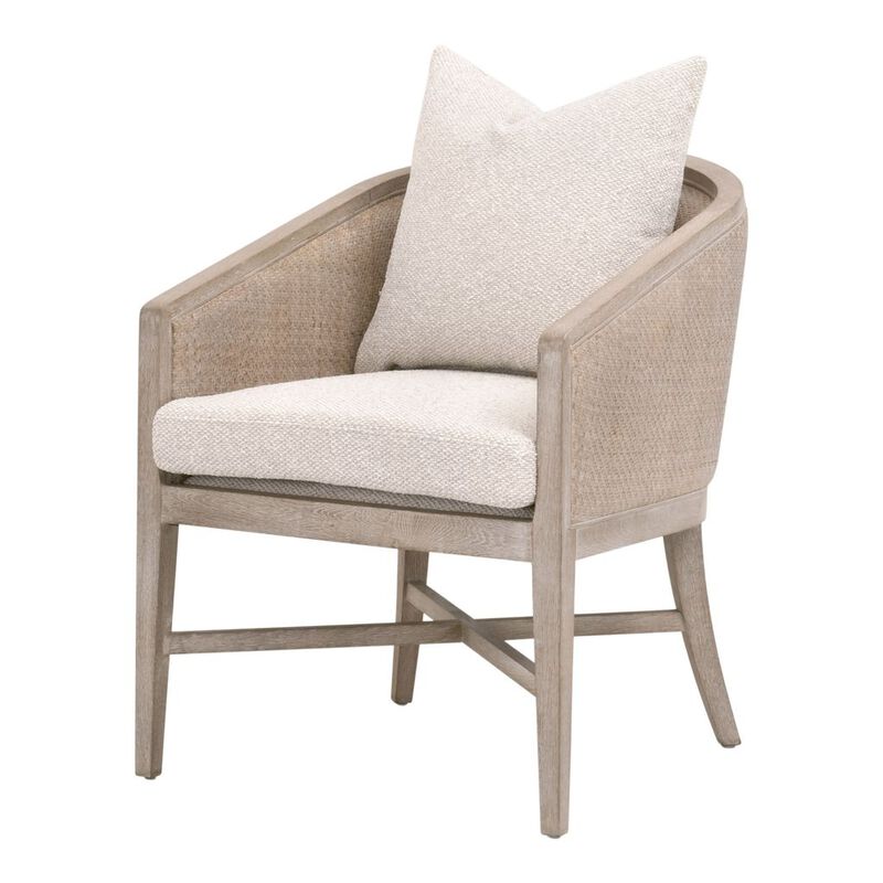 McGuire Arm Chair, Off White
