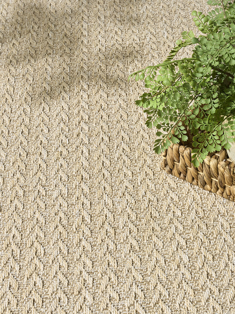 Tulum TLM02 Cream 9' x 12' Rug