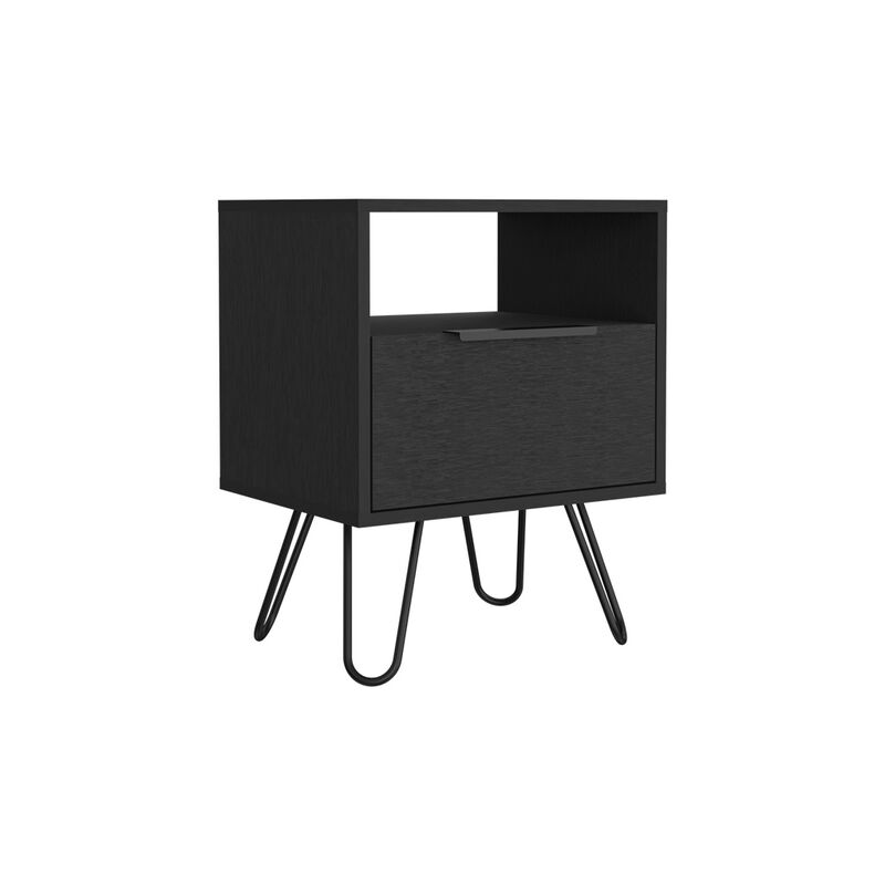 Nightstand Skyoner, Bedroom, Black