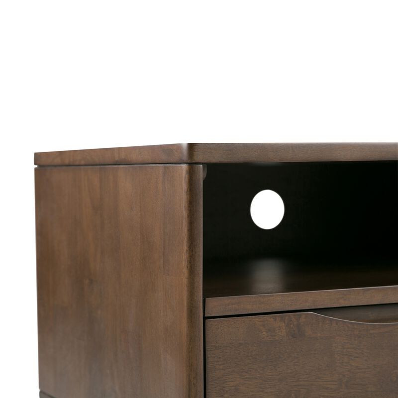 Lexdup Solid Wood TV Stand image number 6