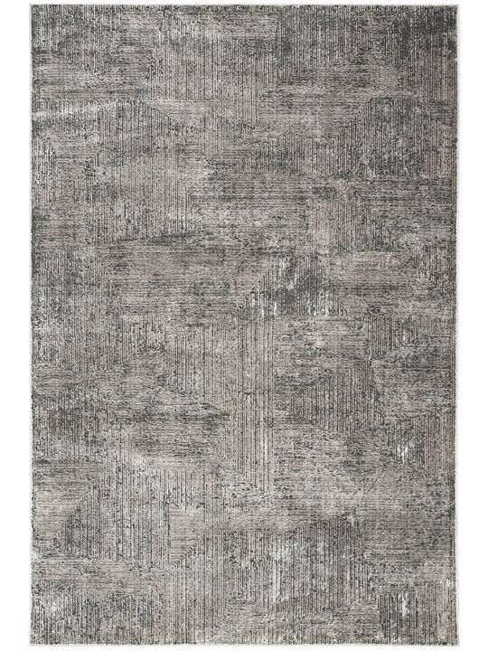 CK024 Irradiant IRR01 Black/Ivory 3'11" x 5'11" Rug