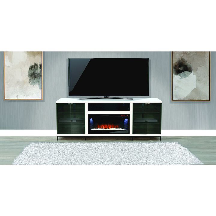 Sunny Designs 70" Media Console with Electric Fireplace