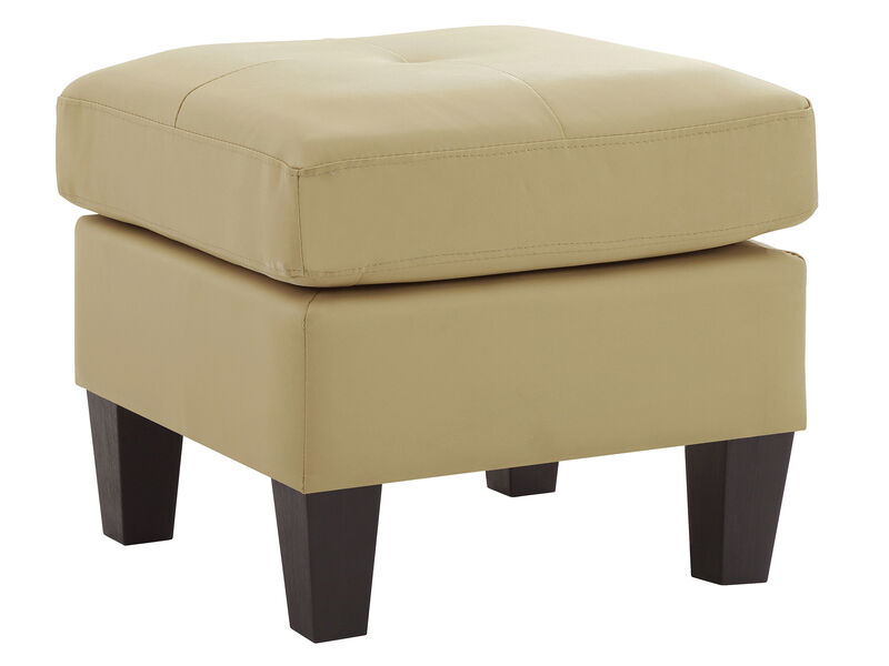 Newbury Faux Leather Upholstered Ottoman image number 1
