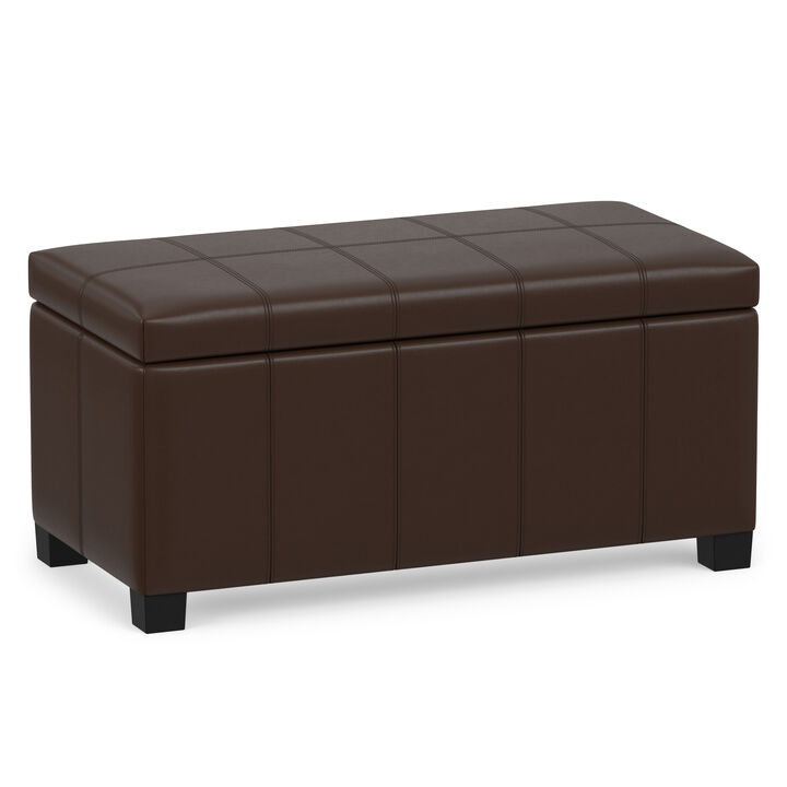 Simpli Home Dover Storage Ottoman Bench