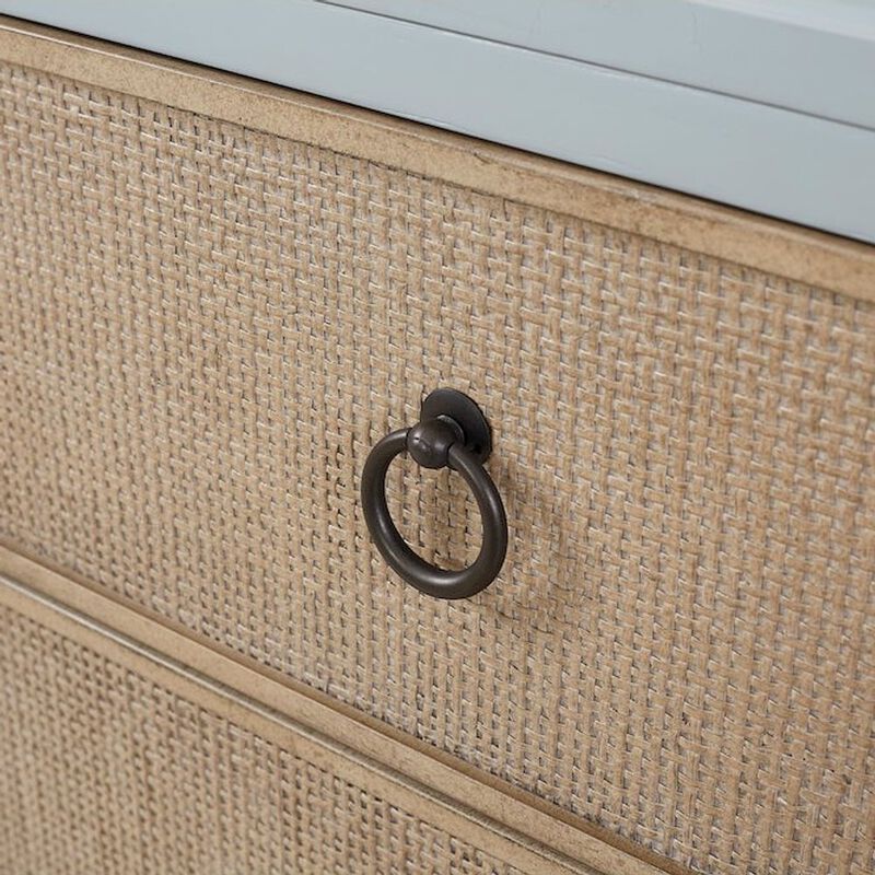 Rubberwood and Mindi Veneer Hall Chest image number 6