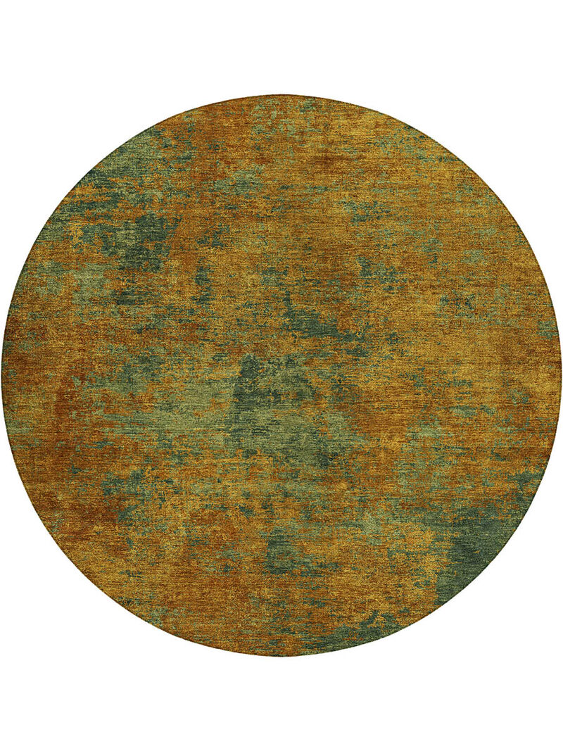 Kochi KC2 Copper 8' Round Rug