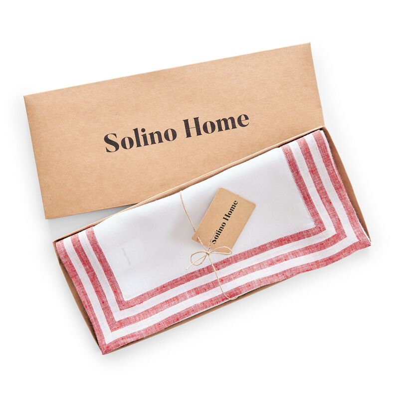 Solino Home 100% Pure Linen Table Runner - Mila