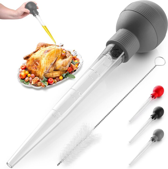 Turkey Baster With Cleaning Brush (Large)