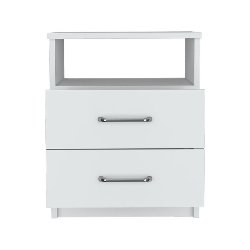 Streamdale Nightstand Olienza, Two Drawers, One Shelf, Finish