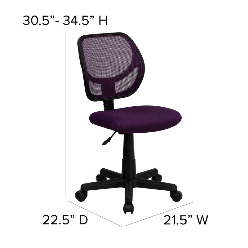 Neri Low Back Mesh Swivel Task Office Chair image number 4