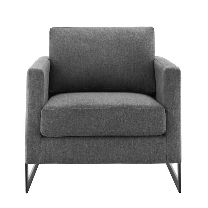 Posse Performance Velvet Accent Chair