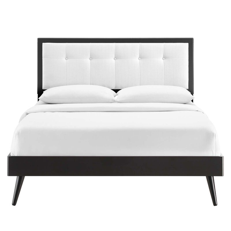 Modway - Willow King Wood Platform Bed with Splayed Legs