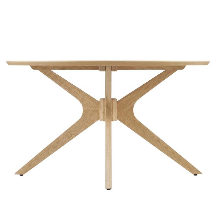 Round Wooden Coffee Table with Modern Design and Durable Build