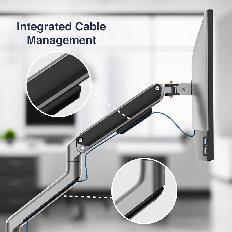 Desky Single Spring Eco Monitor Arm image number 2