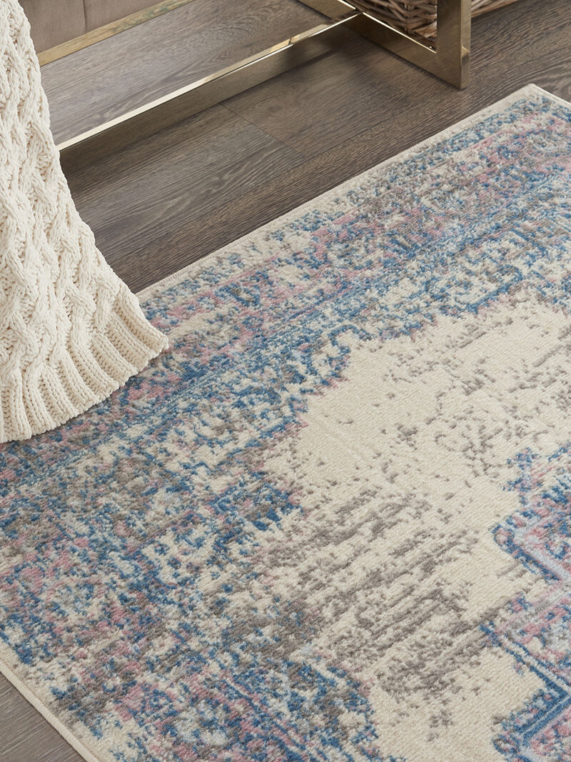 Grafix GRF14 Ivory/Pink 3' x 5' Rug