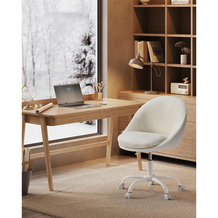 Office Chair with Cotton-Linen Fabric for Comfortable and Stylish Seating