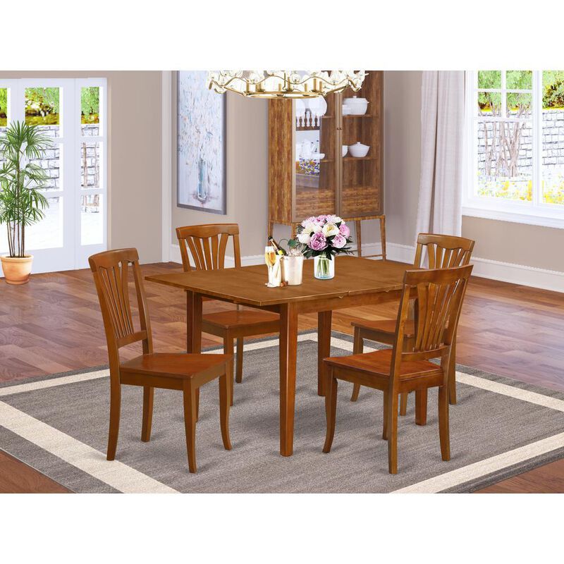 5 Pc small Kitchen Table set-small Kitchen Table and 4 Kitchen Chairs