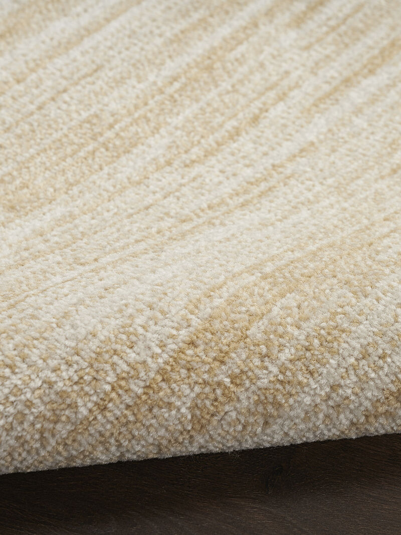 Nourison Essentials NRE01 Ivory/Gold 5' x Square Rug image number 4